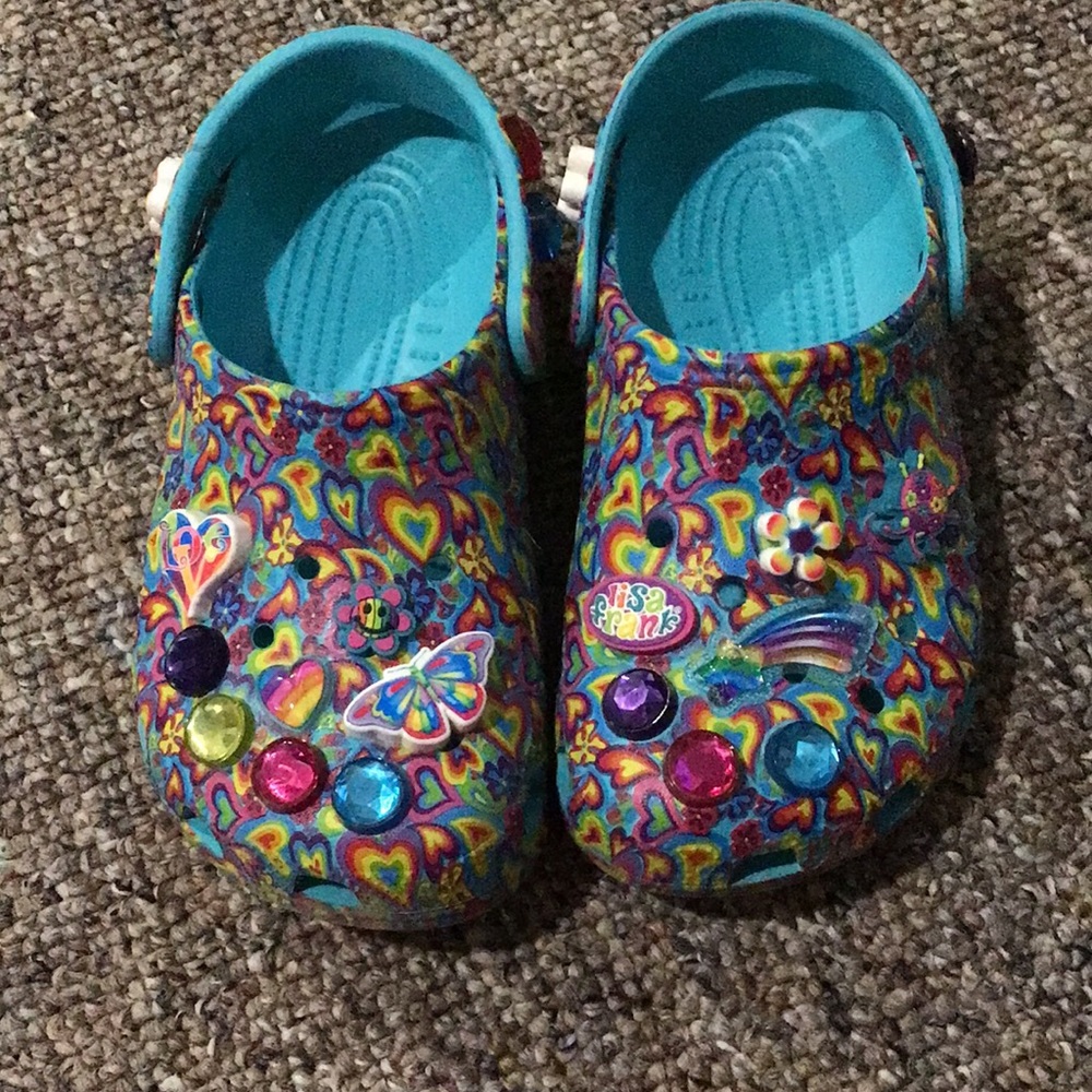 Lisa Frank crocs